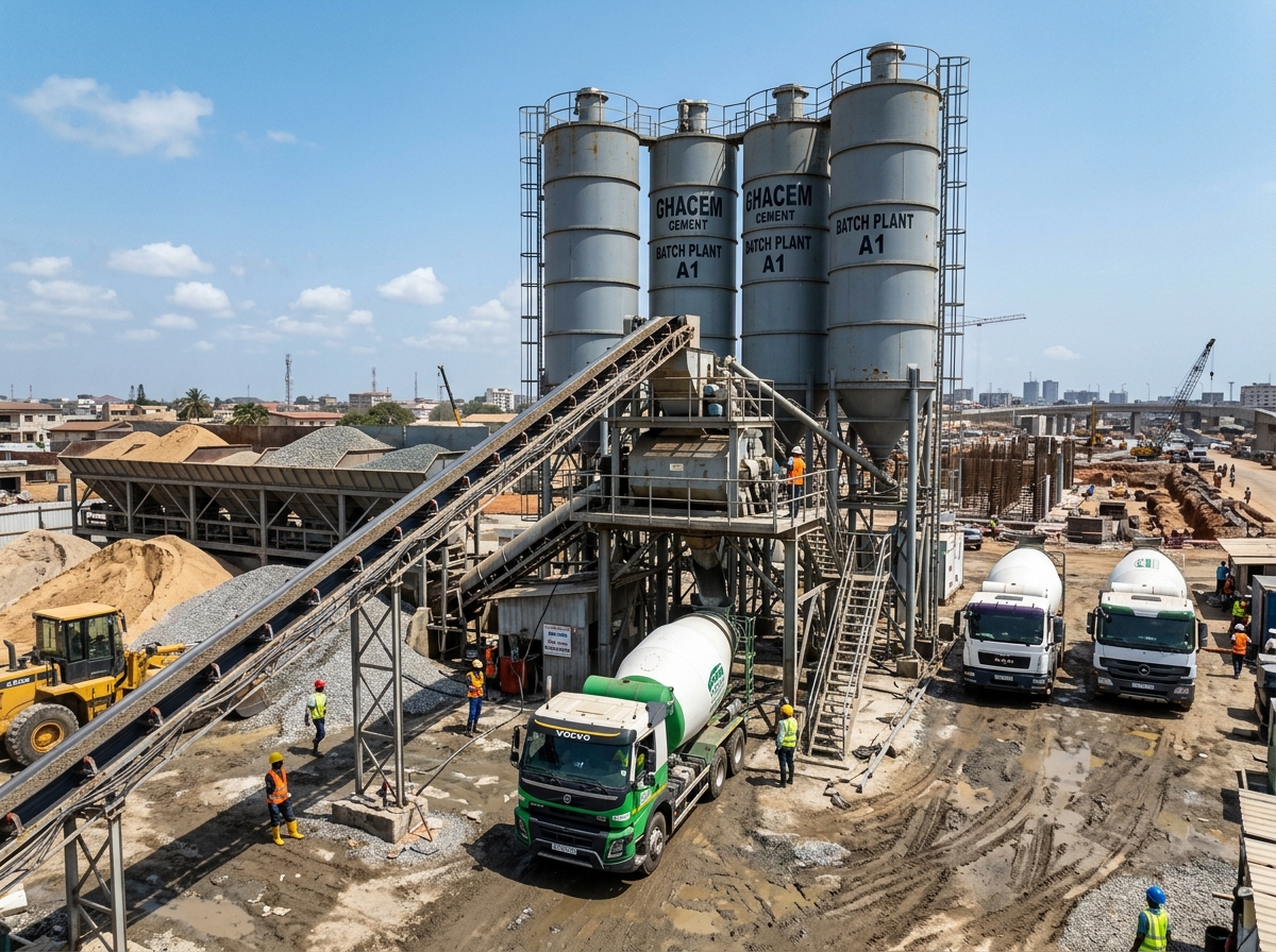 Concrete Batching Plant Assembly in Kisumu Kenya