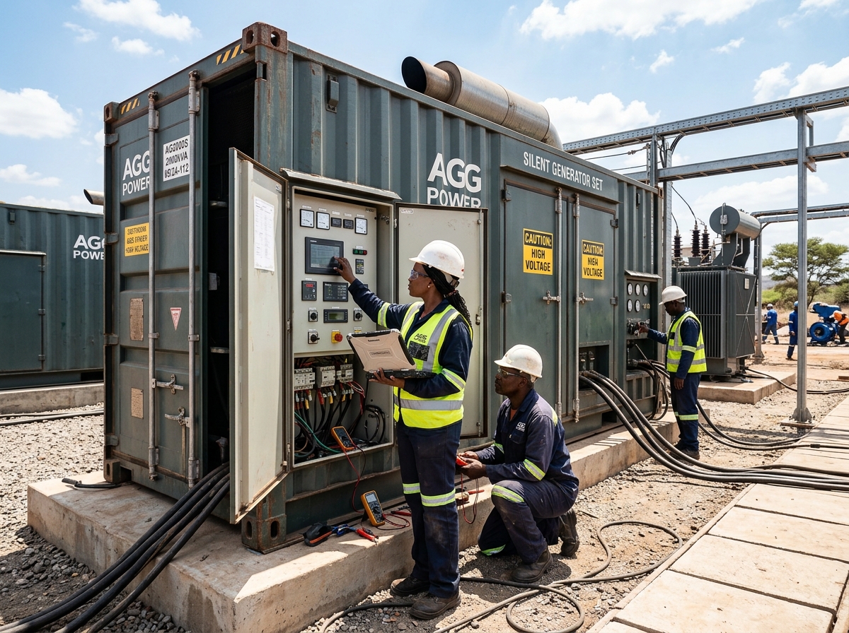60kVA Industrial Generator Set Commissioning in Kampala Uganda